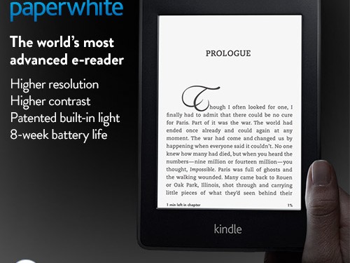 A literary Gadget Kindle Paperwhite