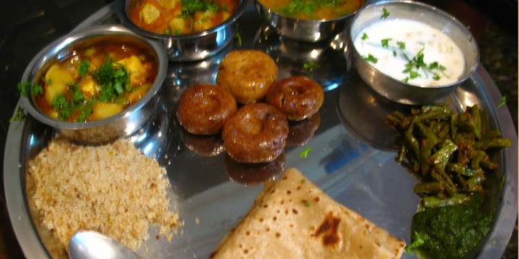 The typical Rajasthani Thali