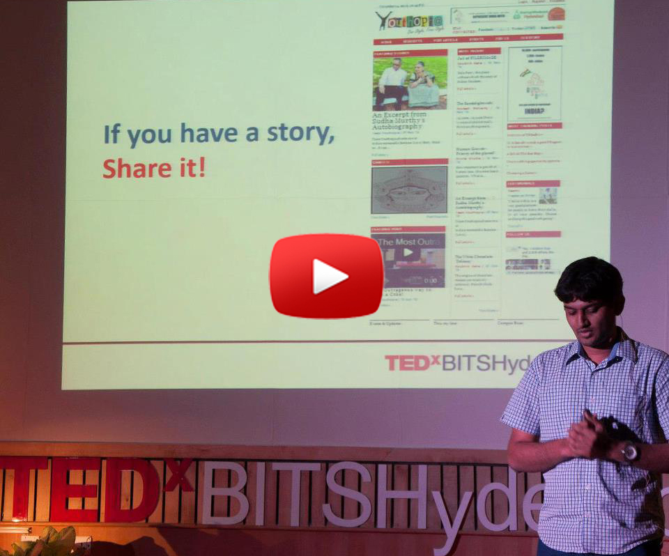 Surya TEDx Talk at BITS Hyderabad