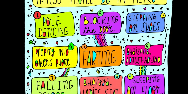 Annoying Things People Do In Delhi Metro